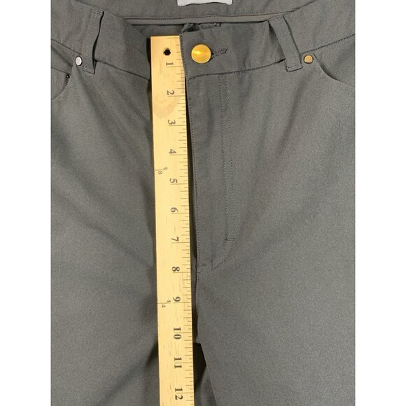 VRST Chino Pants Mens 36x34 Black Polyester Stretch Slim Fit Golf Wear Travel - Picture 8 of 8